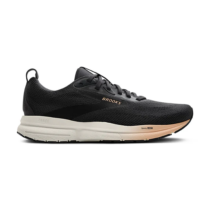 Women's Brooks Trace 4, Ebony/Black/Almond, 10 B Medium
