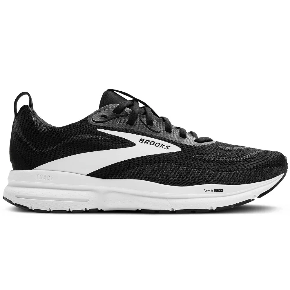 Women's Brooks Trace 4, Black/Grey/White, 9.5 D Wide