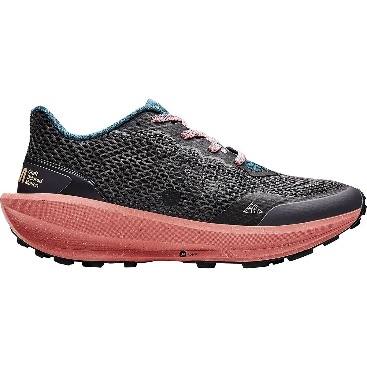 Women's Craft CTM Ultra Trail, Granite/Coral, 6.5 B Medium