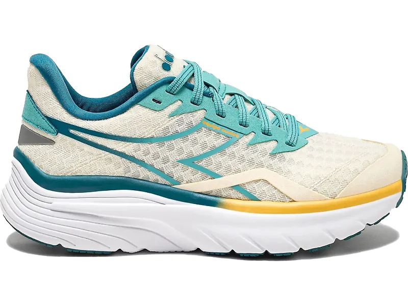 Women's Diadora Equipe Nucleo, Whisper White/Dusty Turquoise, 9.5 B Medium