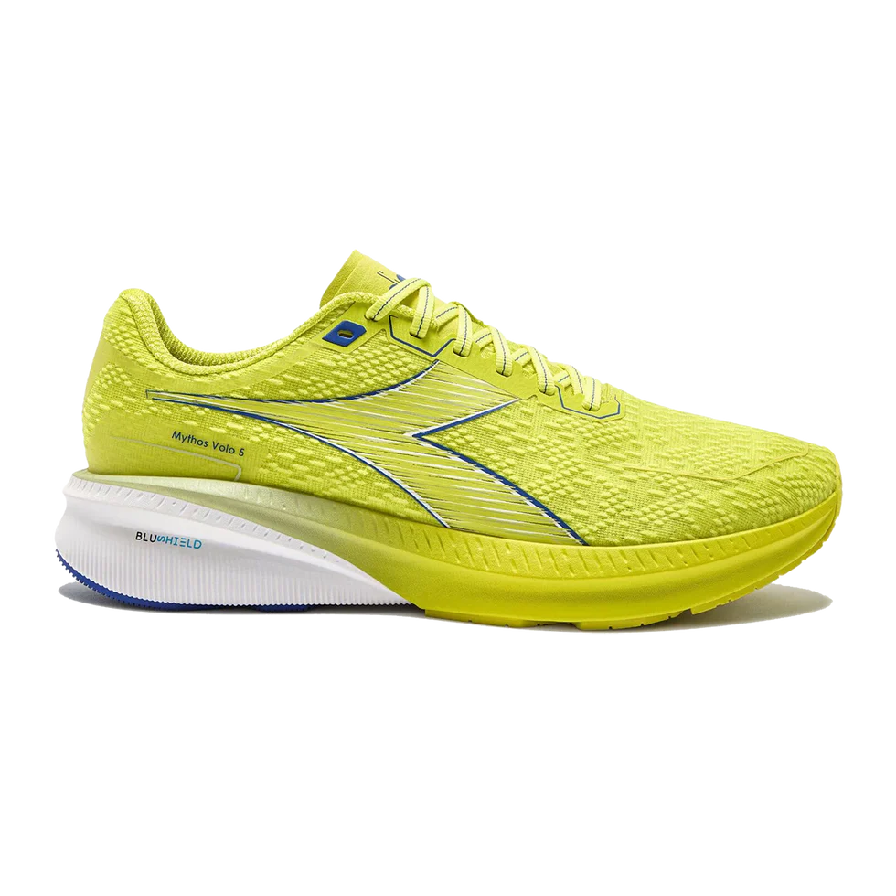 Women's Diadora Mythos Blushield Volo 5, Sulphur Spring/Surf The Web