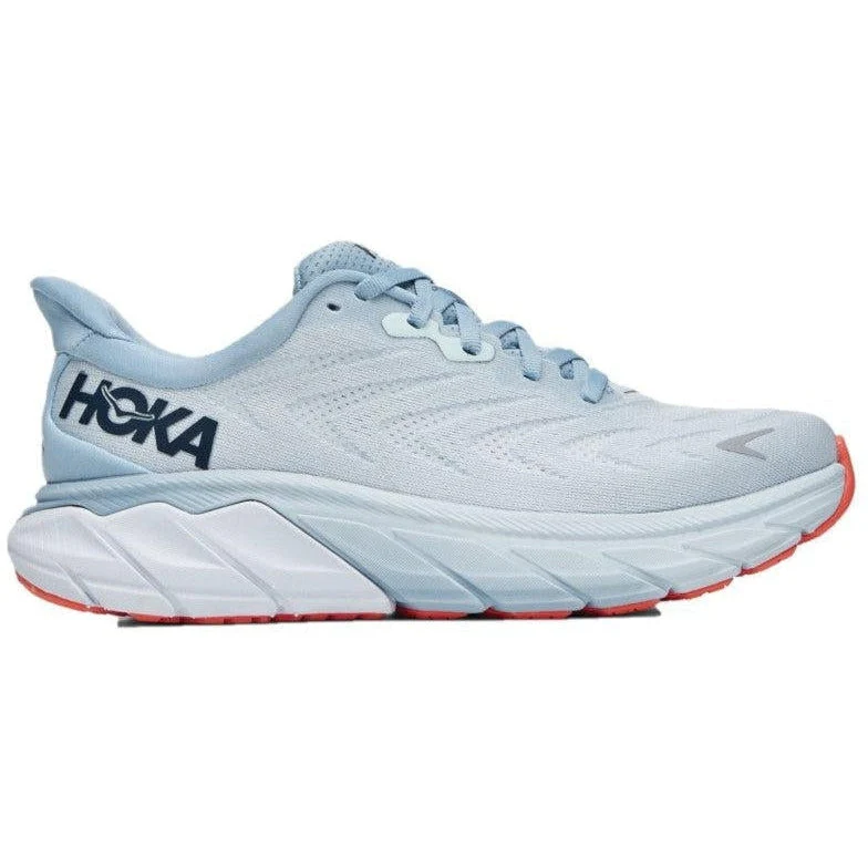 Women's Hoka Arahi 6, Plein Air/Blue Fog, 6.5 D Wide