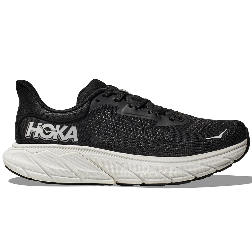 Women's Hoka Arahi 7, Black/White, 10 B Medium