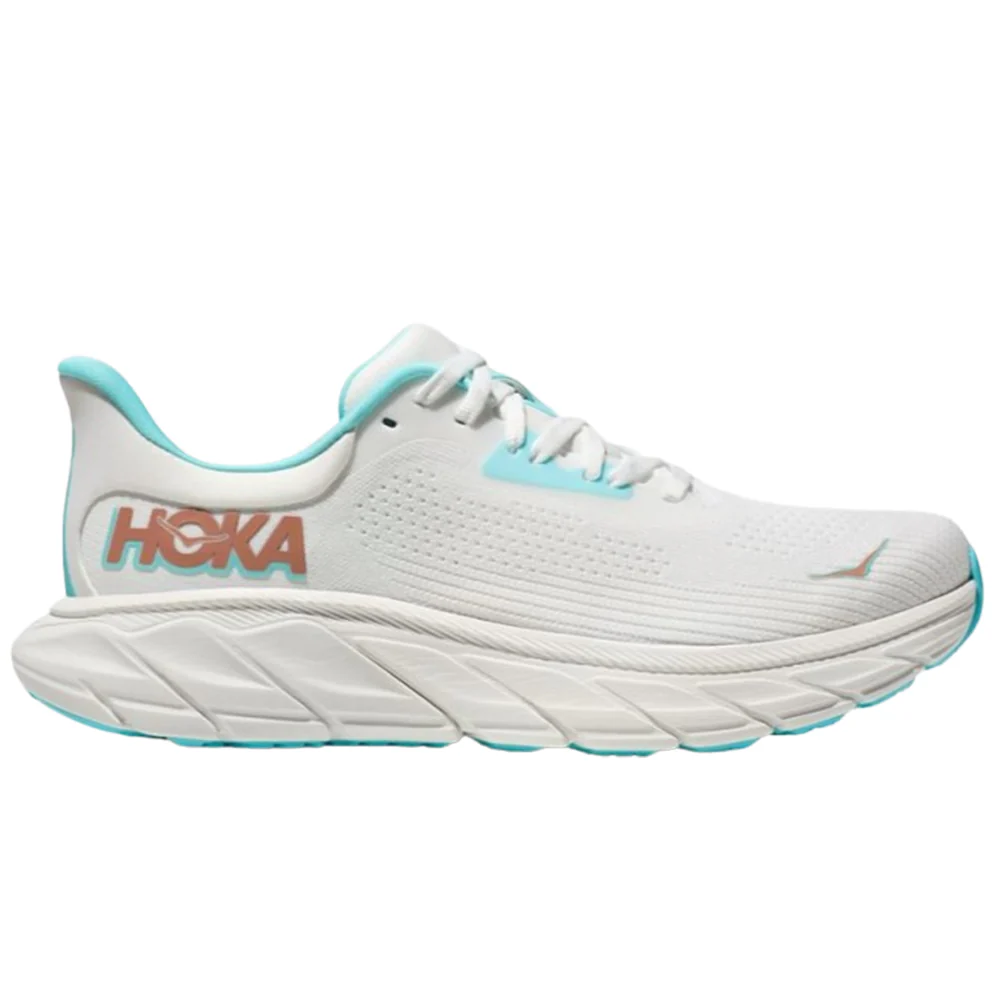Women's Hoka Arahi 7, Frost/Rose Gold, 7 B Medium