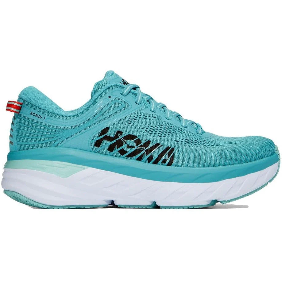 Women's Hoka Bondi 7, Aquarelle/Eggshell Blue, 5 B Medium