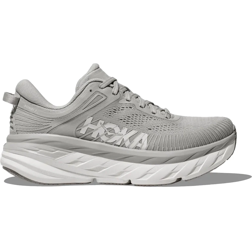 Women's Hoka Bondi 7, Harbor Mist/White, 7 B Medium