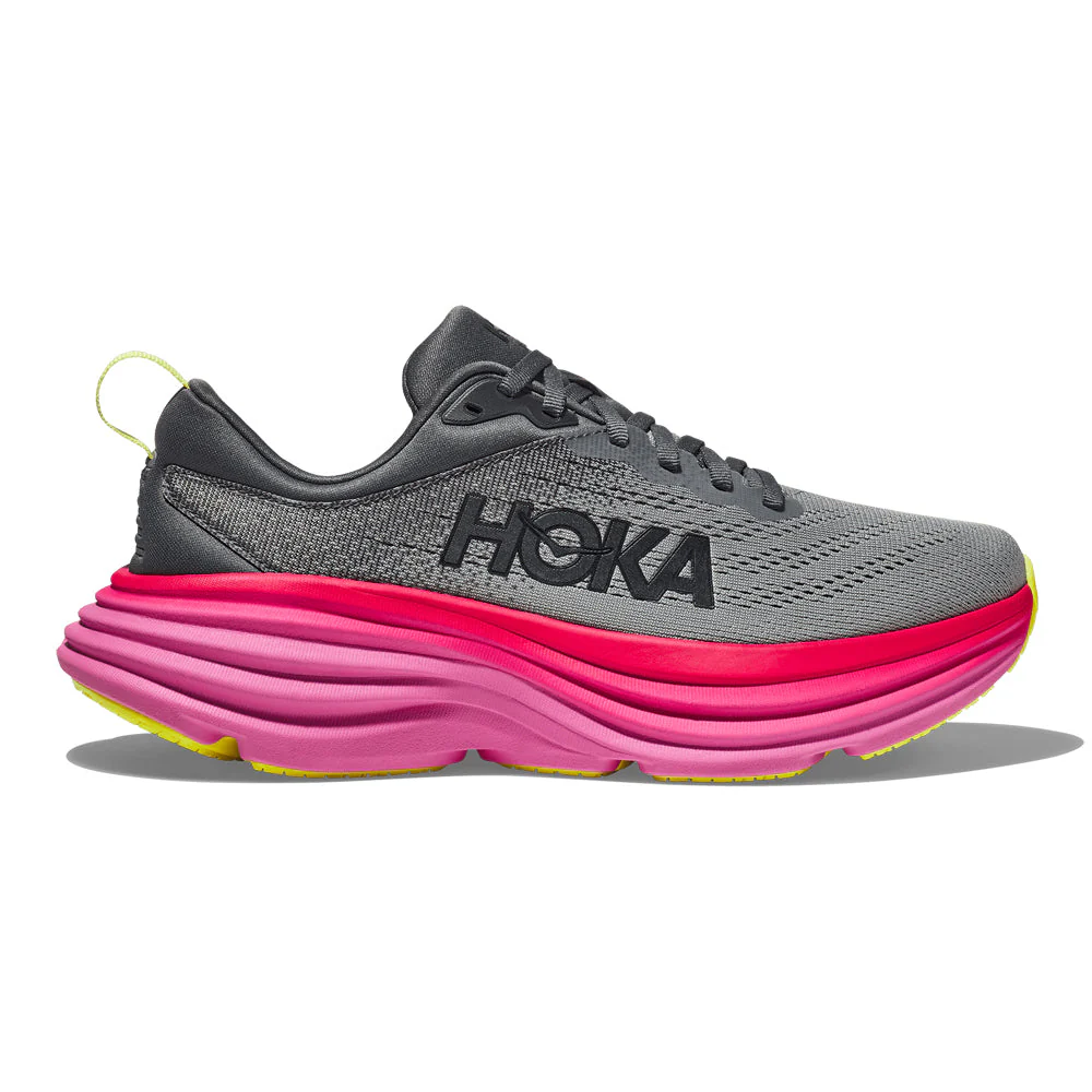 Women's Hoka Bondi 8, Castlerock/Strawberry, 6 B Medium