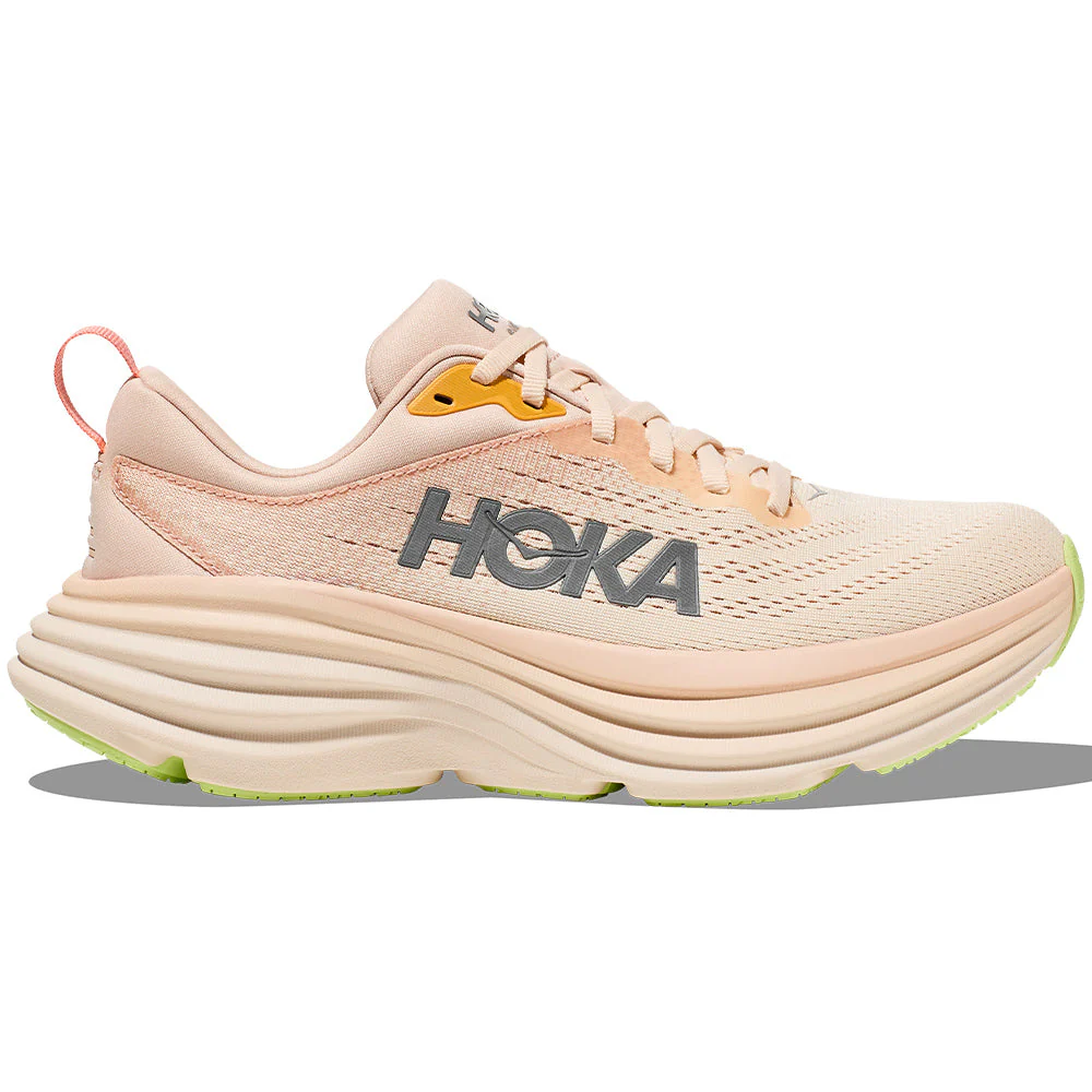Women's Hoka Bondi 8, Cream/Vanilla, 7 B Medium