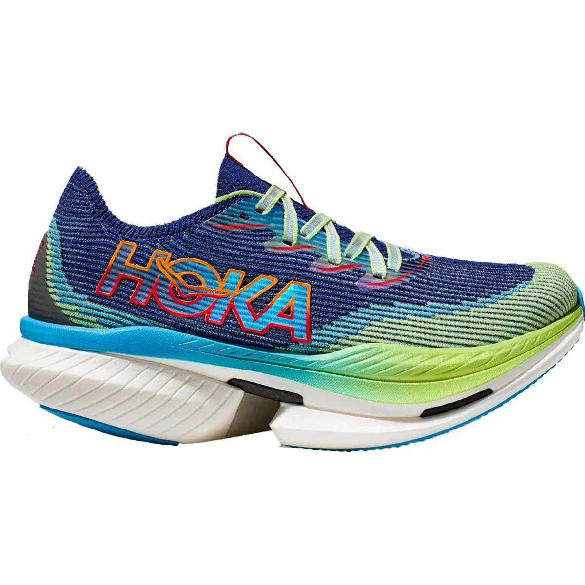 Women's Hoka Cielo X1, Evening Sky/Lettuce, 5.5 B Medium