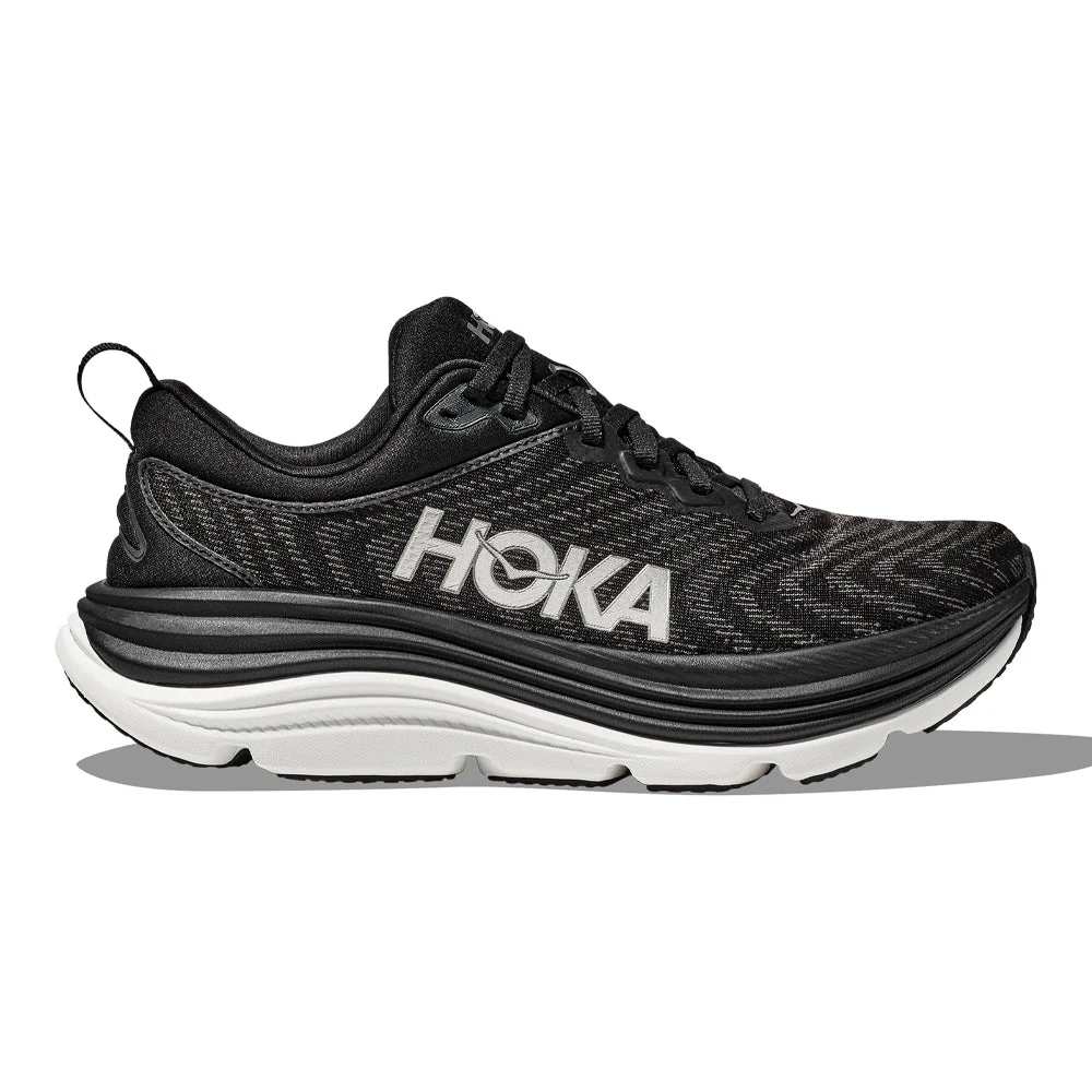 Women's Hoka Gaviota 5, Black/White, 10.5 D Wide