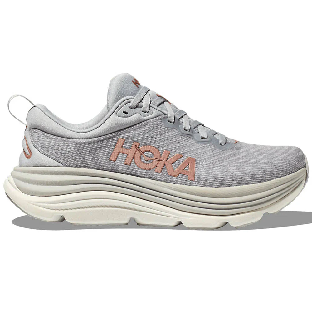 Women's Hoka Gaviota 5, Harbor Mist/Rose Gold, 10 B Medium