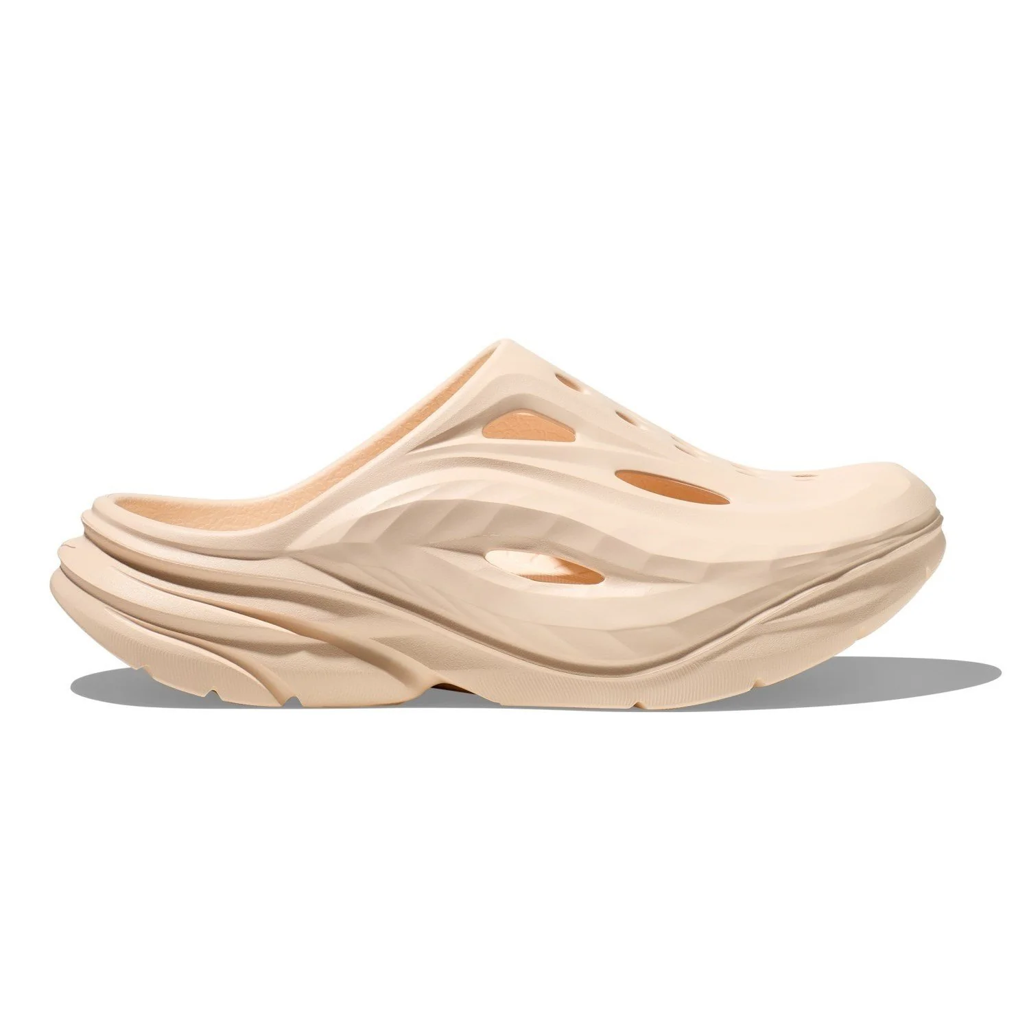 Women's Hoka Ora Recovery Mule, Vanilla/Vanilla, 9 B Medium
