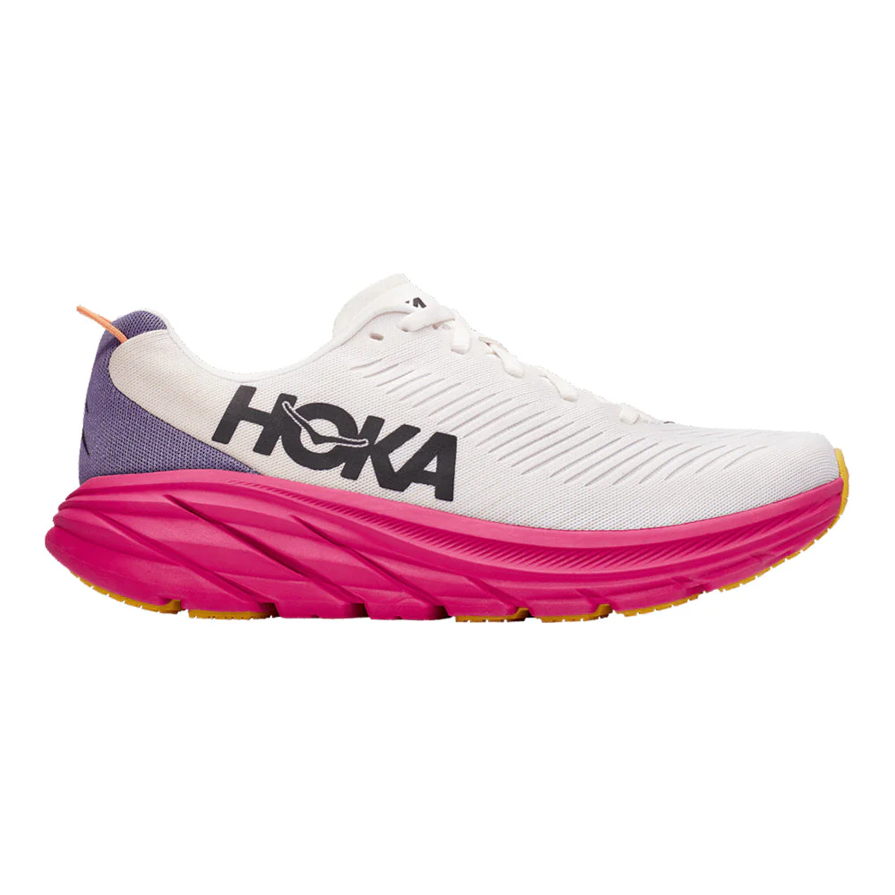 Women's Hoka Rincon 3, Blanc De Blanc/Eggnog, 10.5 B Medium