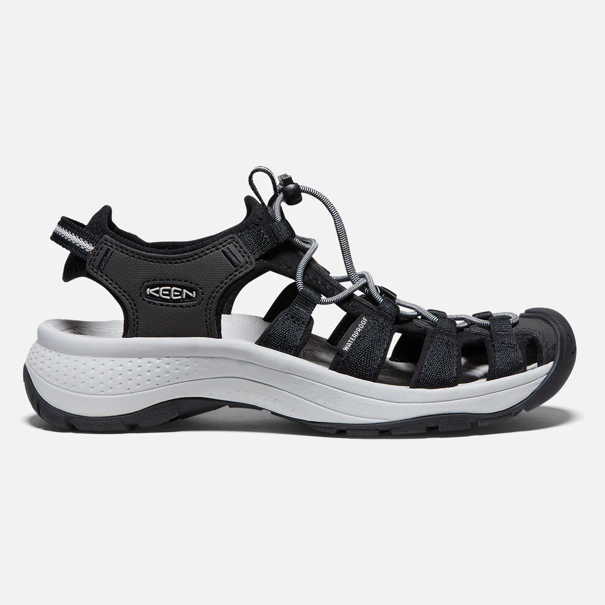 Women's Keen Astoria West Sandal, Black/Grey, 7.5 B Medium