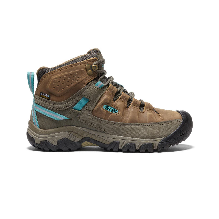 Women's Keen Targhee III Mid Waterproof, Toasted Coconut/Porcelain, 10 B Medium