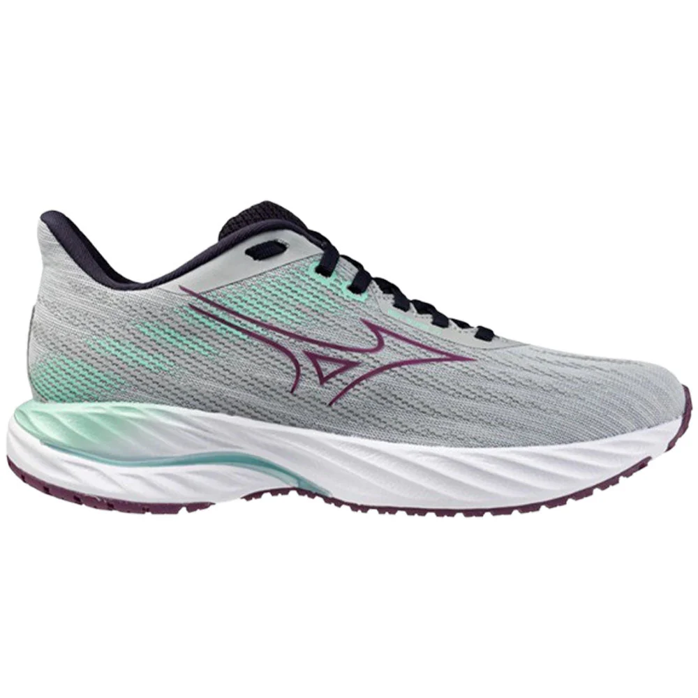 Women's Mizuno Wave Inspire 21, Pearl Blue/Dark Purple, 9.5 B Medium