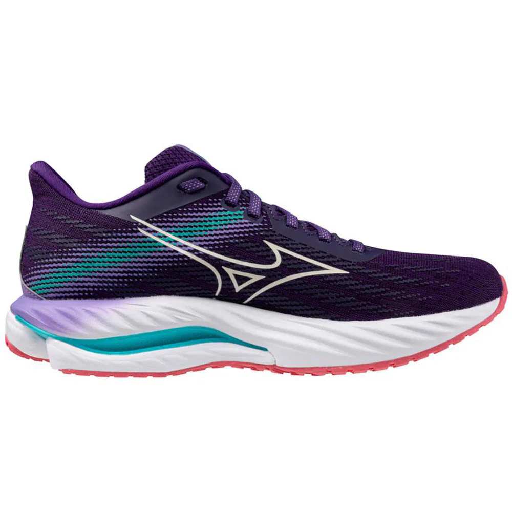 Women's Mizuno Wave Inspire 21, Vintage Indigo/White, 10.5 B Medium