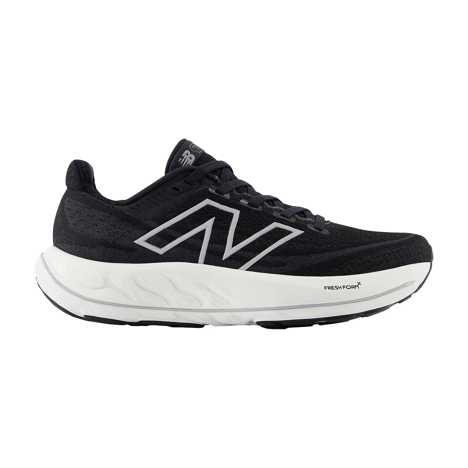 Women's New Balance Fresh Foam Vongo v6, Black/White, 9 2E Extra Wide
