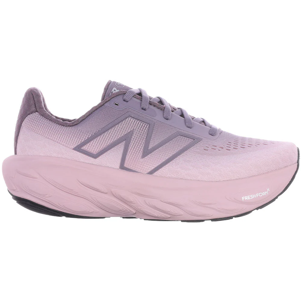 Women's New Balance Fresh Foam X 1080v14, Dark Ice Wine/Twilight Haze/Silver Metallic, 11 D Wide