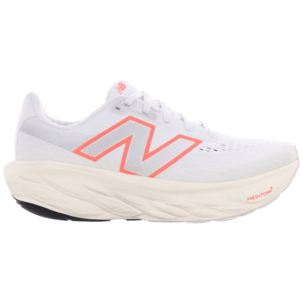 Women's New Balance Fresh Foam X 1080v14, NB 103 White/Angora/Urgent Red, 5.5 B Medium