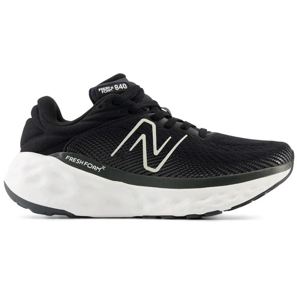 Women's New Balance Fresh Foam X 840v1, Black/Magnet, 11 2E Extra Wide