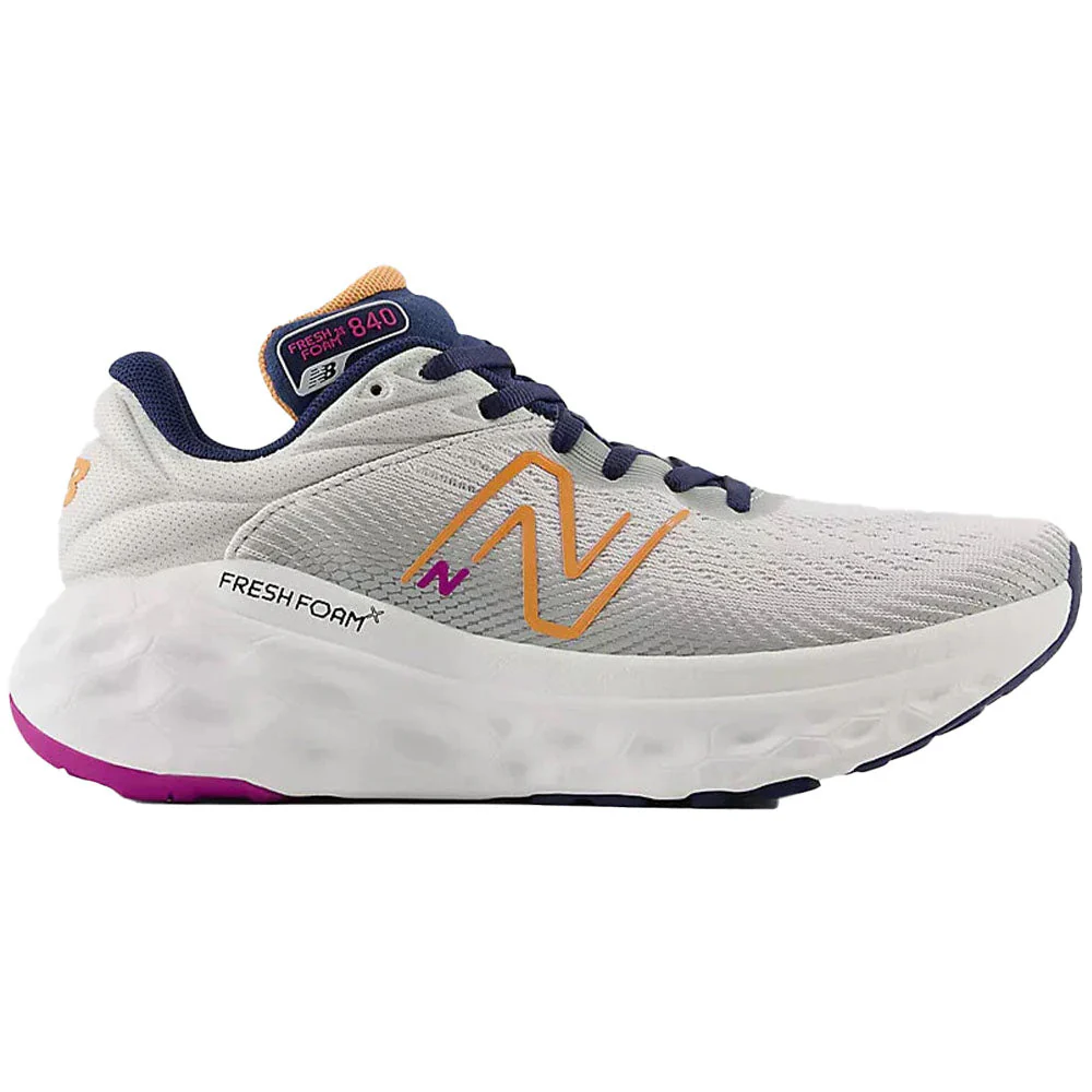 Women's New Balance Fresh Foam X 840v1, Grey Matter/Copper/Purple Fuchsia, 6.5 B Medium