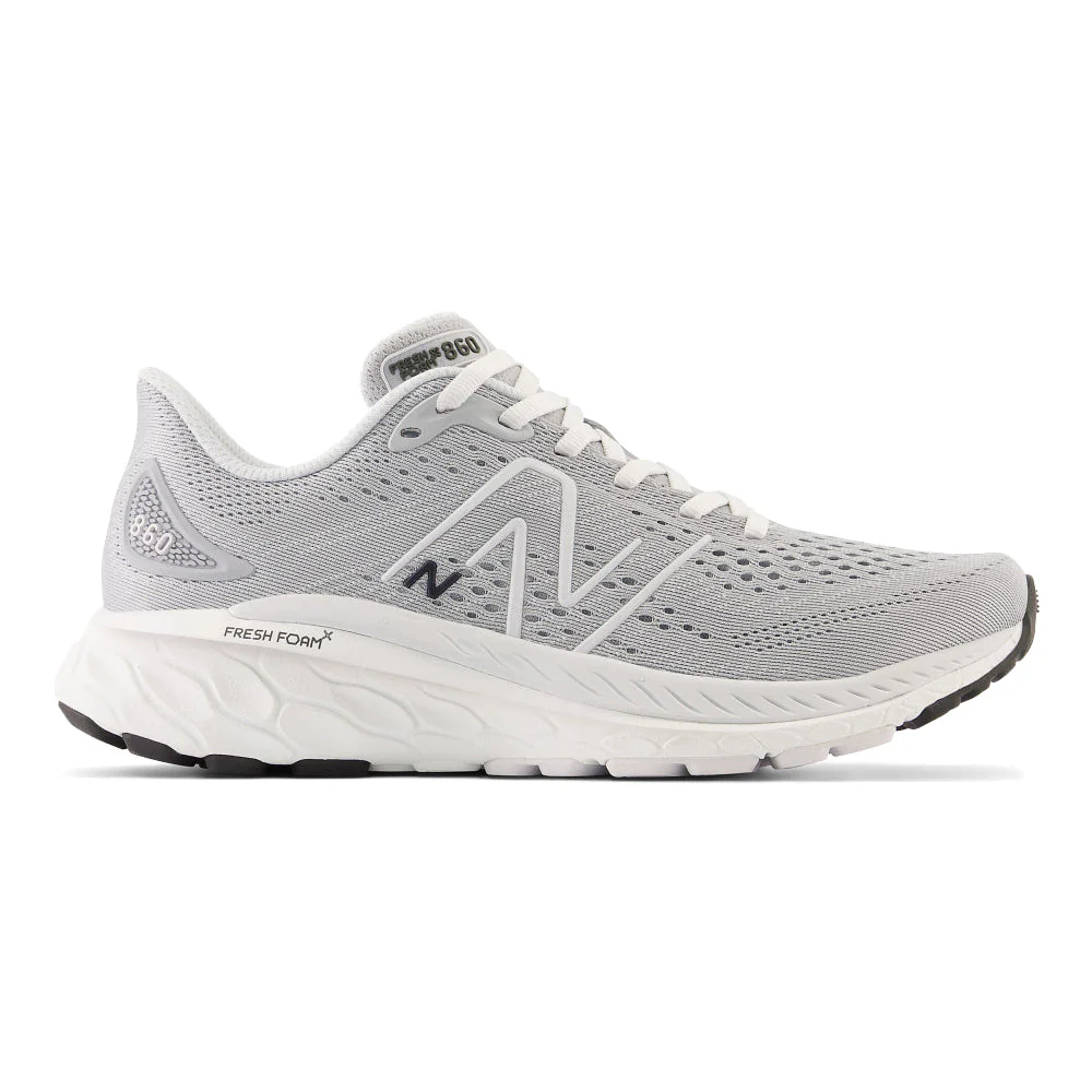 Women's New Balance Fresh Foam X 860v13, Aluminum Grey/Quartz Grey, 10 B Medium