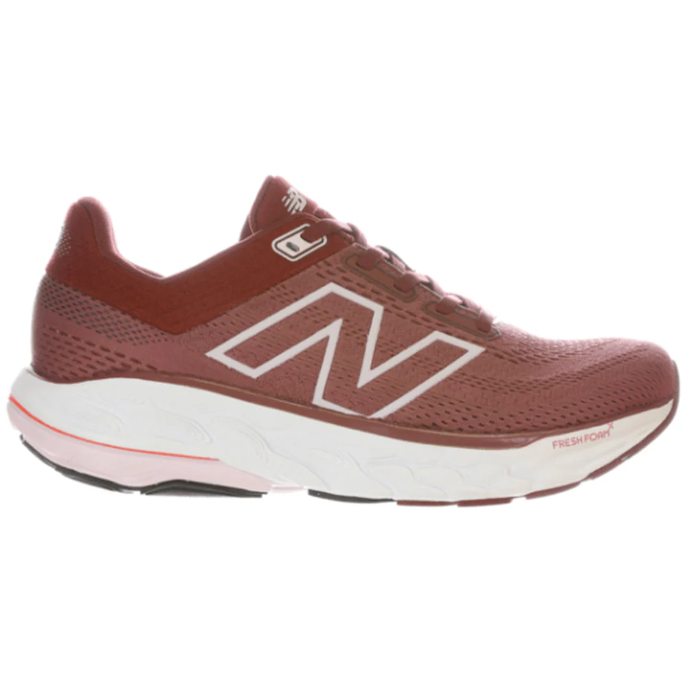 Women's New Balance Fresh Foam X 860v14, Washed Burgundy/Monarch Burgundy/Pink Granite, 10 D Wide