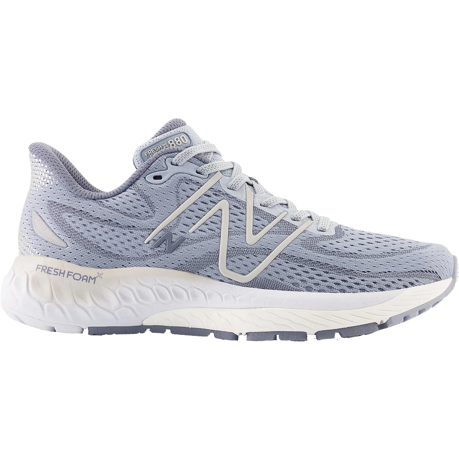Women's New Balance Fresh Foam X 880v13, Light Artic Grey, 7.5 2E Extra Wide
