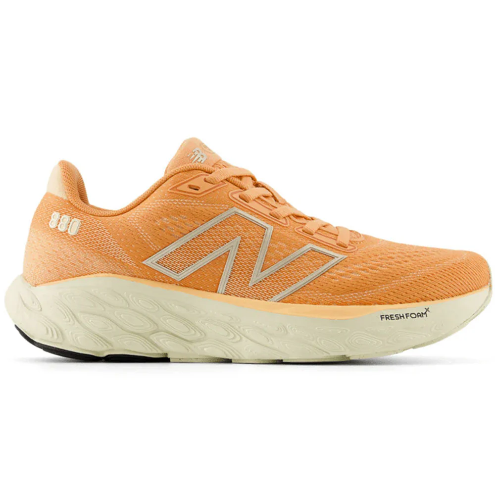 Women's New Balance Fresh Foam X 880v14, Copper/Light Gold Metallic/Peach Blossom, 7.5 B Medium