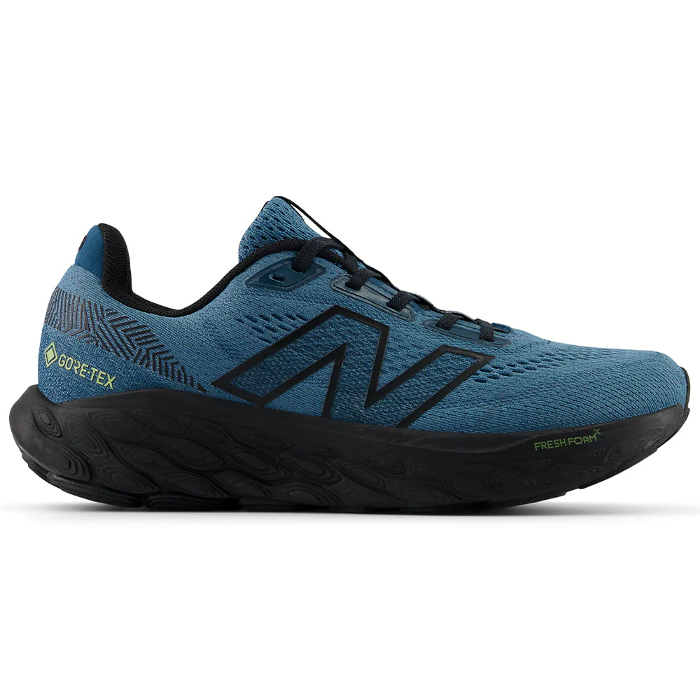 Women's New Balance Fresh Foam X 880v14 GTX, Terrarium/Black/Deep Sea, 8 B Medium