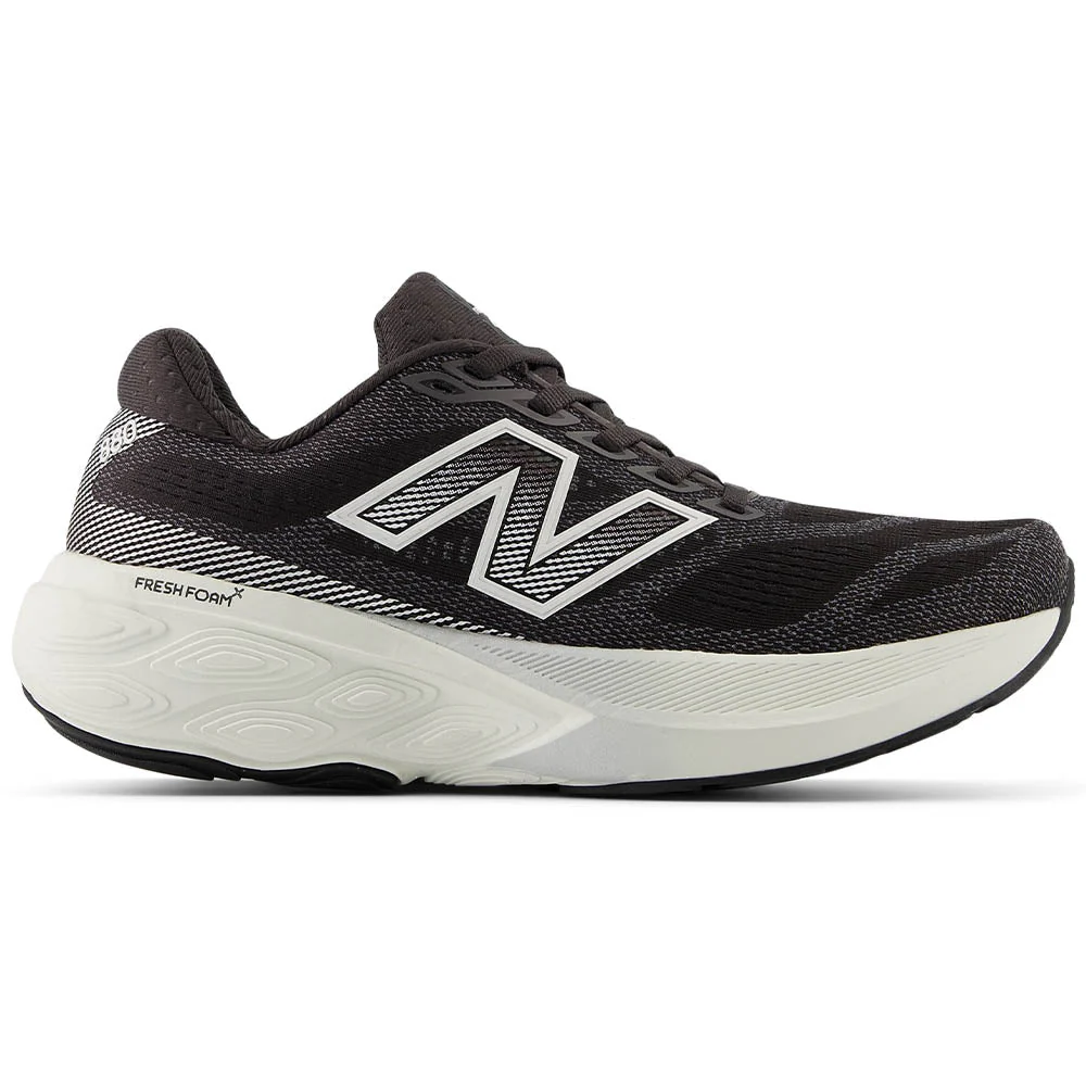 Women's New Balance Fresh Foam X 880v15, Black Cement/Sea Salt/Silver Metallic, 8 D Wide