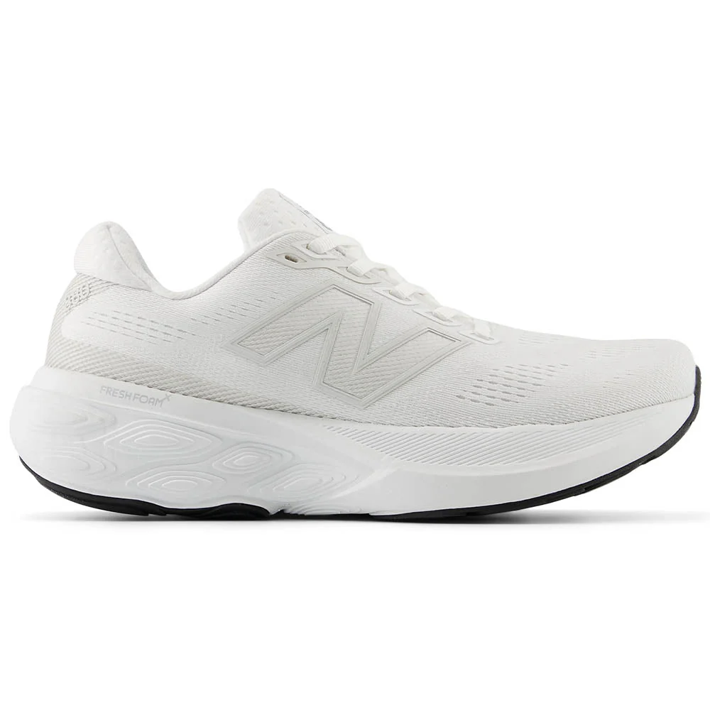 Women's New Balance Fresh Foam X 880v15, White/Sea Salt/Black, 8 B Medium