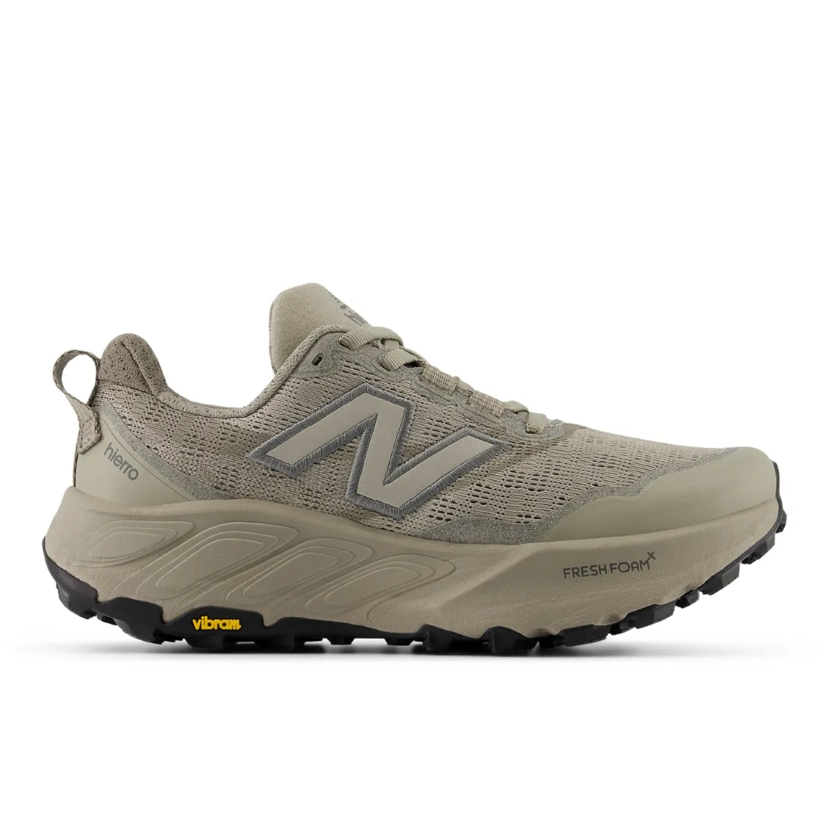 Women's New Balance Fresh Foam X Hierro V9, Arid Stone/Castlerock, 9.5 B Medium