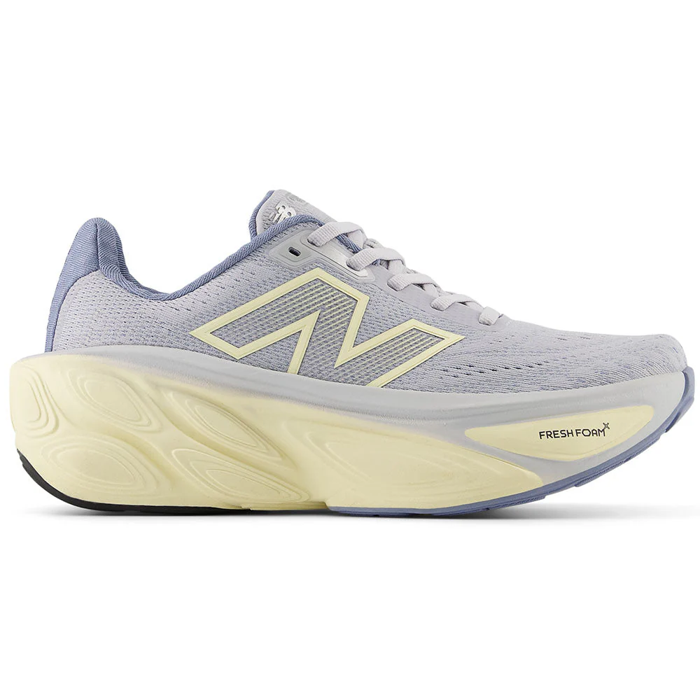 Women's New Balance Fresh Foam X More v5, Pearl Grey/Dusk Shower/Calcium, 8.5 B Medium