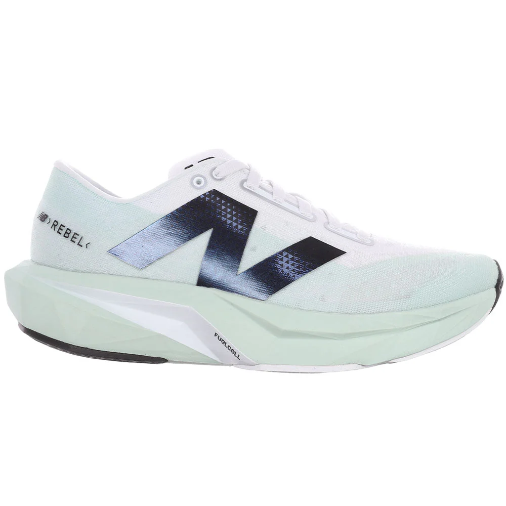 Women's New Balance FuelCell Rebel v4, Clay Ash/White/Black, 9 B Medium