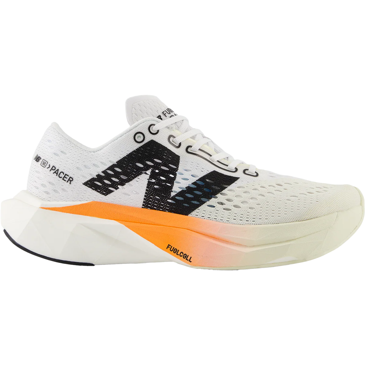 Women's New Balance FuelCell SuperComp Pacer v2, Hot Mango/Angora/White, 9 B Medium