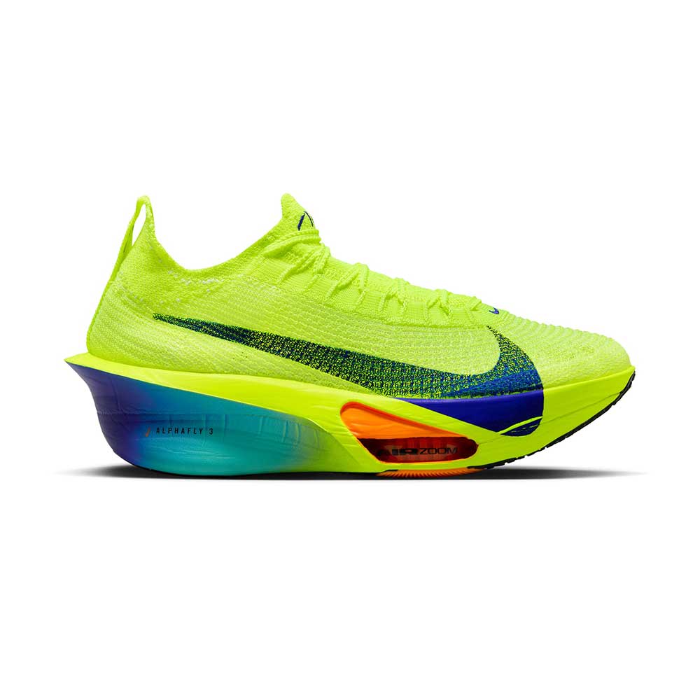 Women's Nike Air Zoom Alphafly NEXT% 3, Volt/Concord-Dusty Cactus, 6.5 B Medium