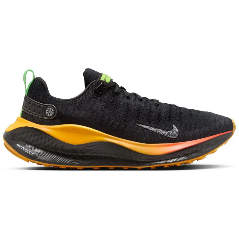 Women's Nike InfinityRN 4, Black/Reflective Silver, 9.5 B Medium