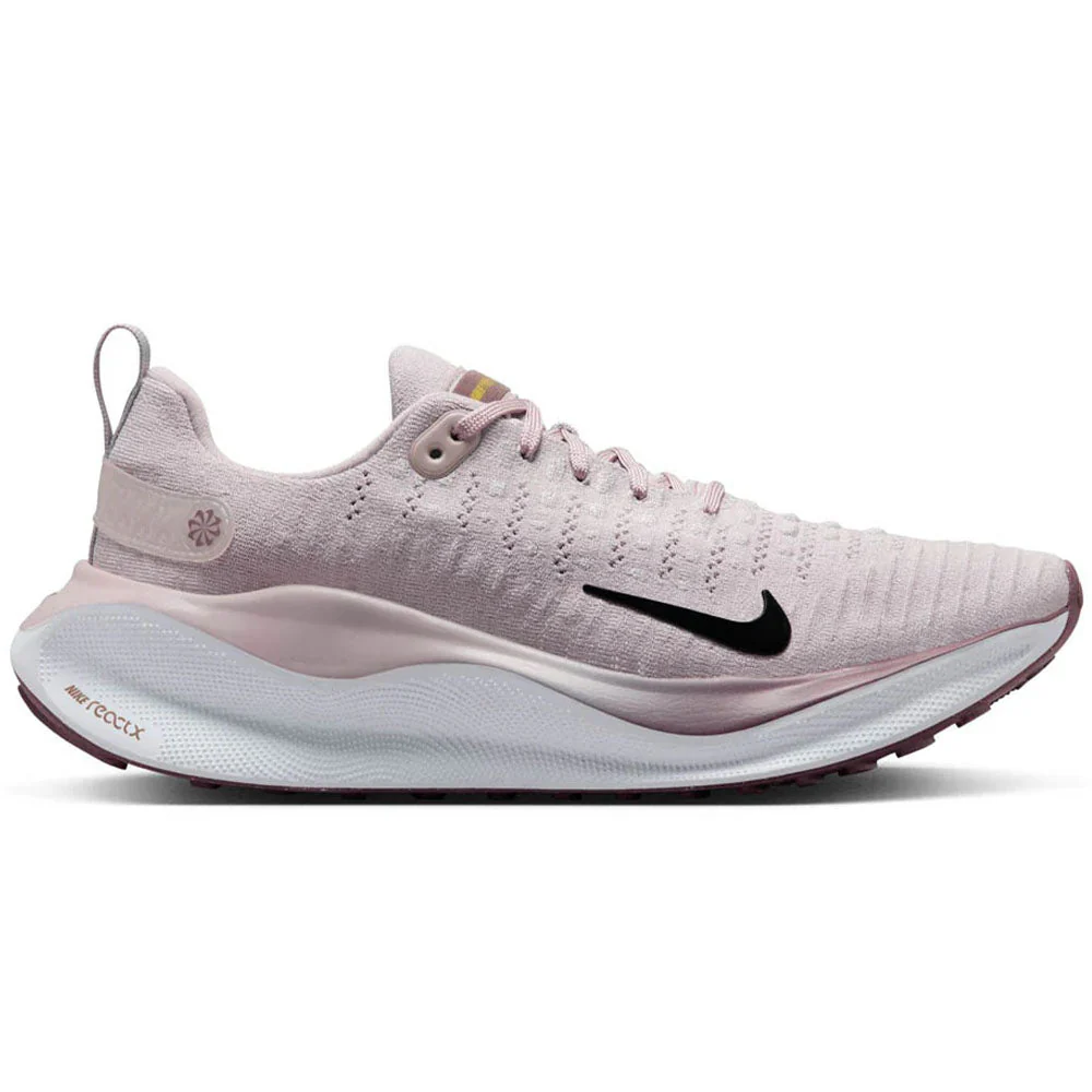Women's Nike InfinityRN 4, Platinum Violet/Black/Smokey Mauve, 8 B Medium