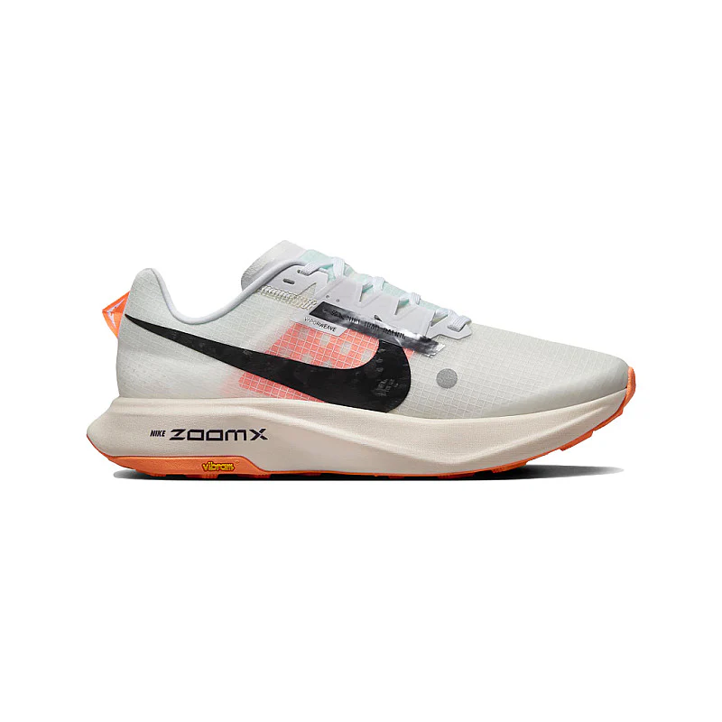 Women's Nike Ultrafly Trail, White/Black-Total Orange, 6 B Medium