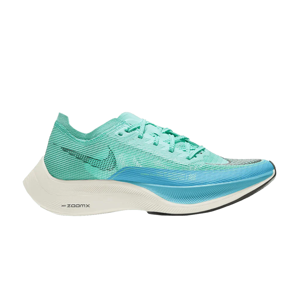 Women's Nike ZoomX Vaporfly Next% 2, Aurora Green/Black, 9.5 B Medium