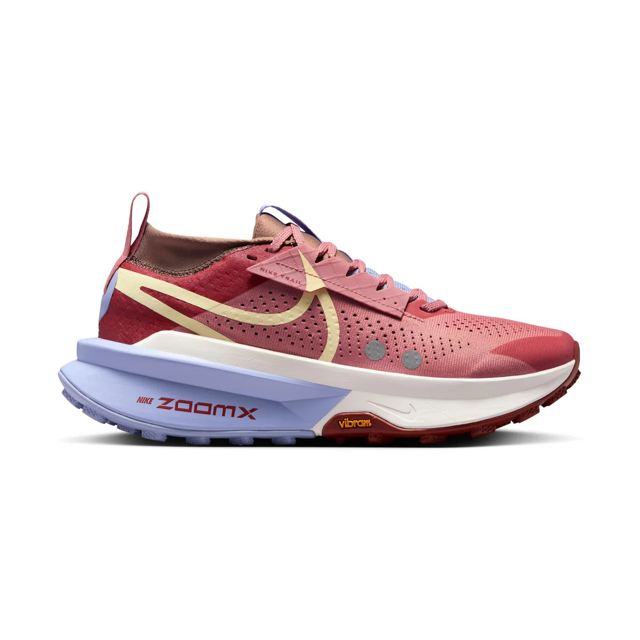 Women's Nike ZoomX Zegama Trail 2, Red Stardust/Alabaster, 7 B Medium