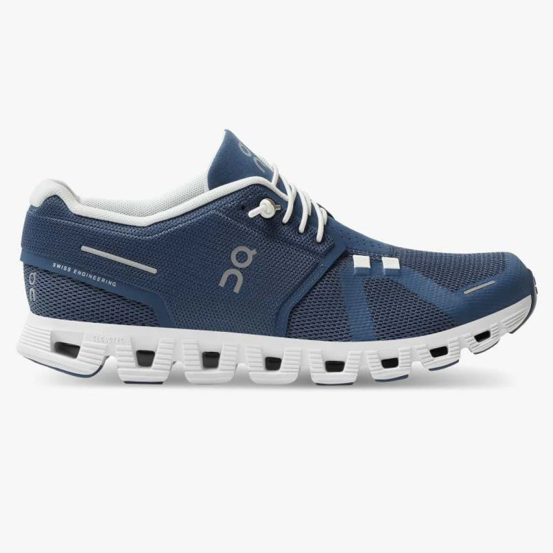 Women's On Cloud 5, Denim/White, 10.5 B Medium