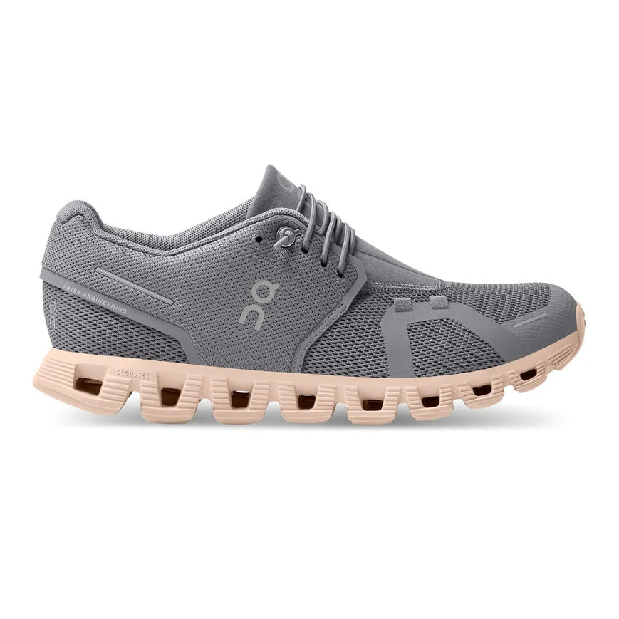Women's On Cloud 5, Zinc/Shell, 5 B Medium