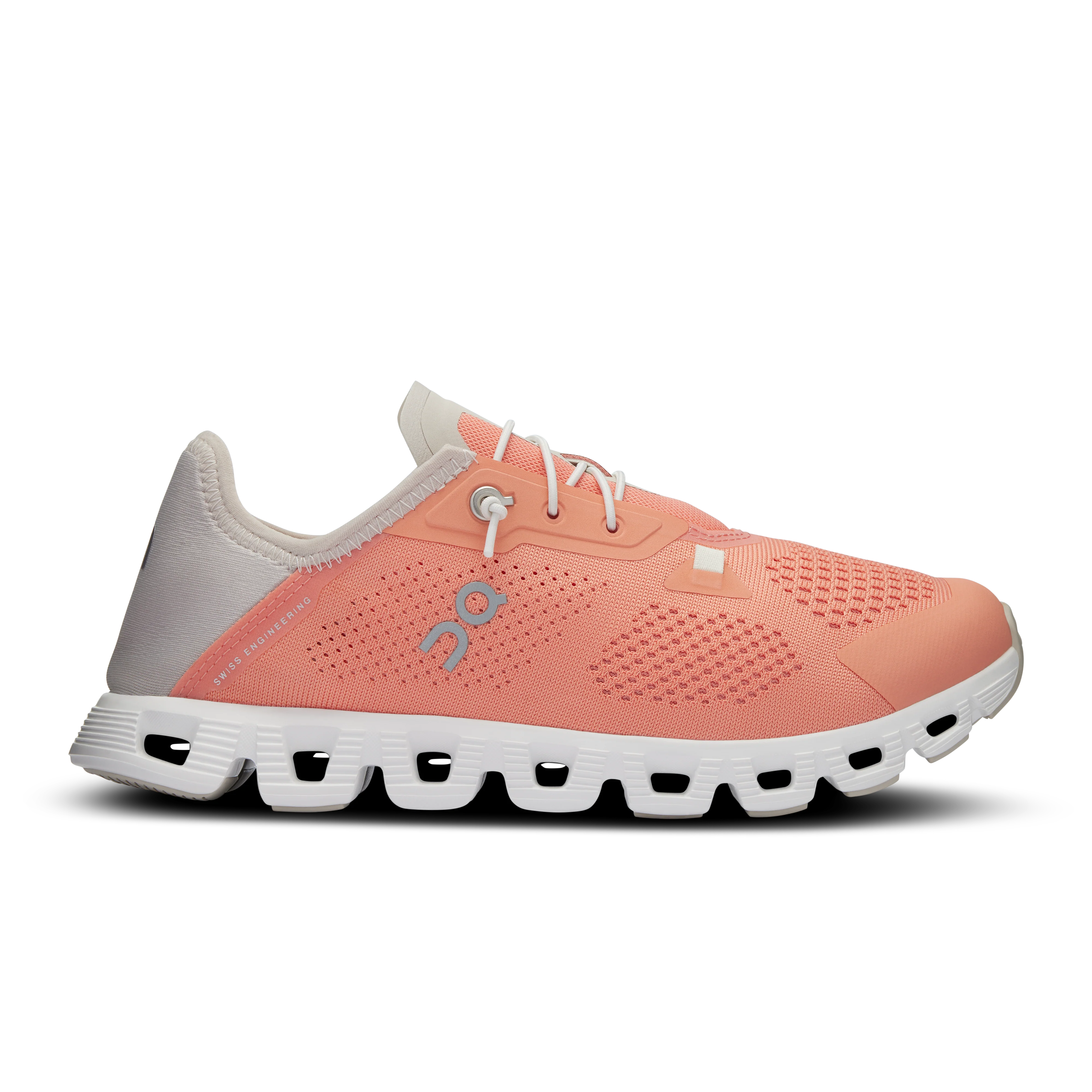 Women's On Cloud 5 Coast, Flamingo/Pearl, 6.5 B Medium
