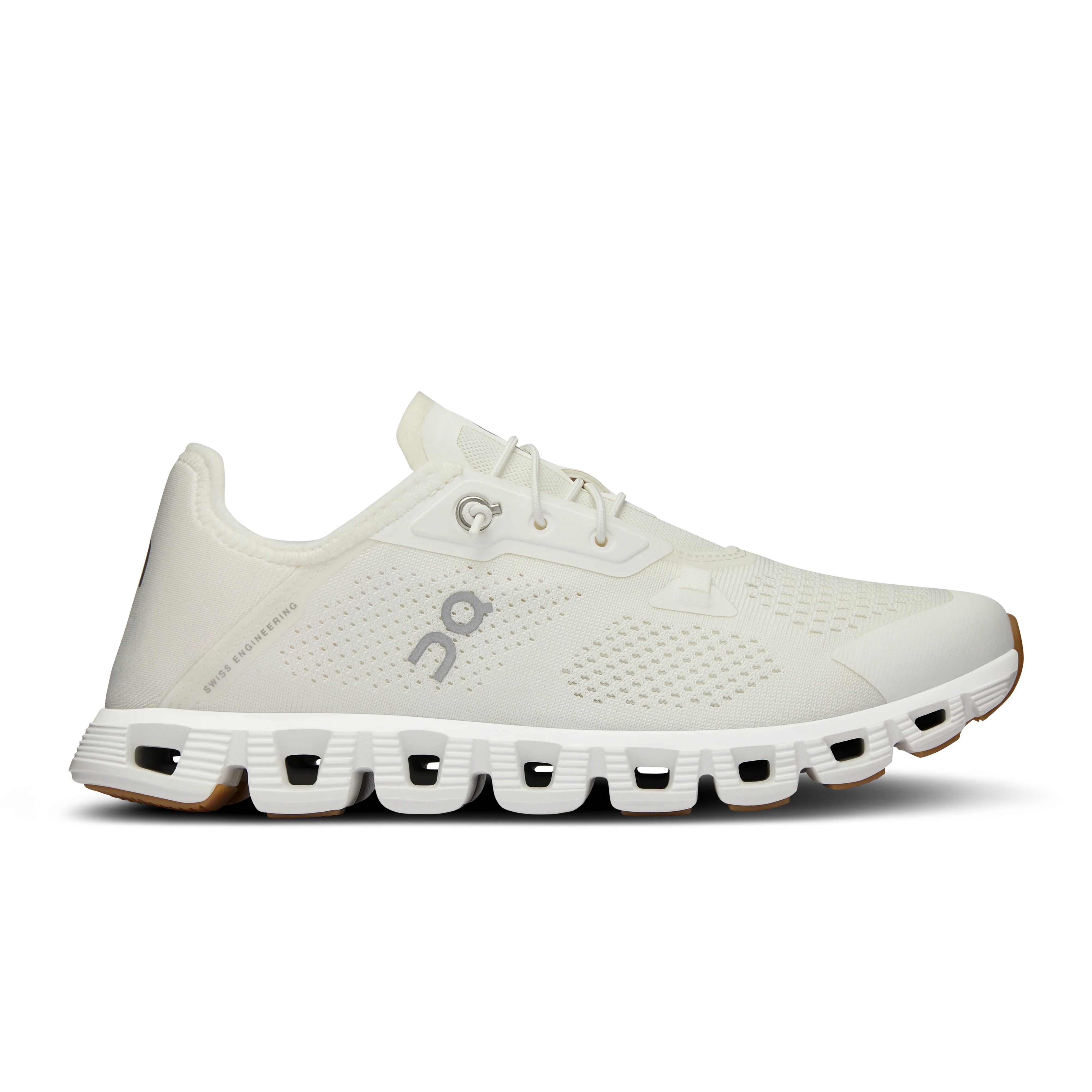 Women's On Cloud 5 Coast, All White, 5 B Medium