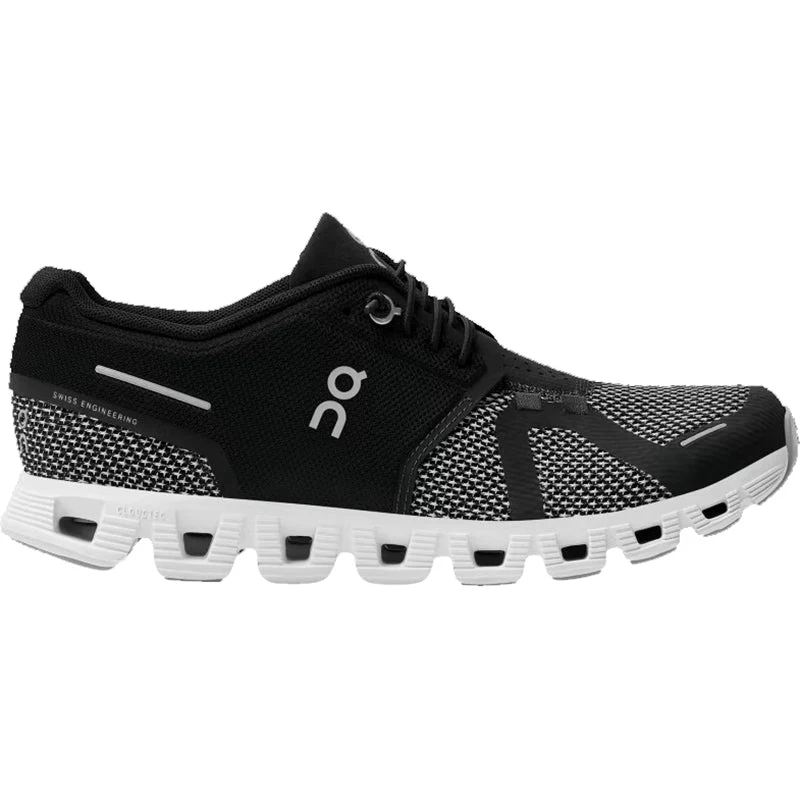 Women's On Cloud 5 Combo, Black/Alloy, 10 B Medium