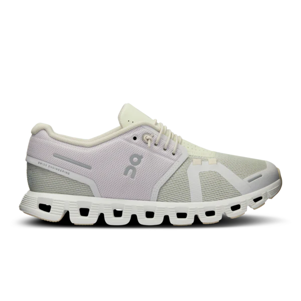 Women's On Cloud 5 Combo, Lavender/Aloe, 8 B Medium