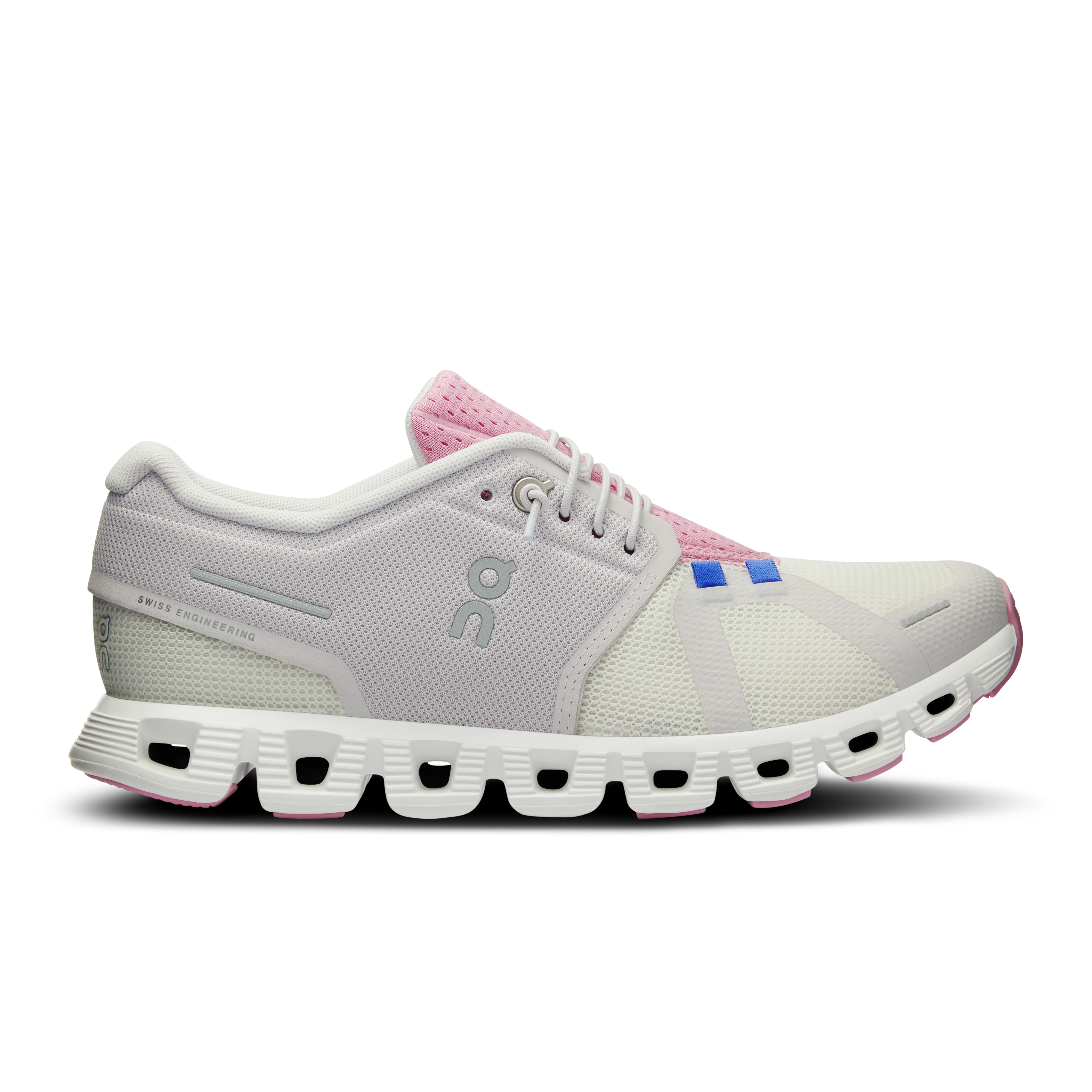 Women's On Cloud 5 Push, Ivory/Blossom, 7.5 B Medium